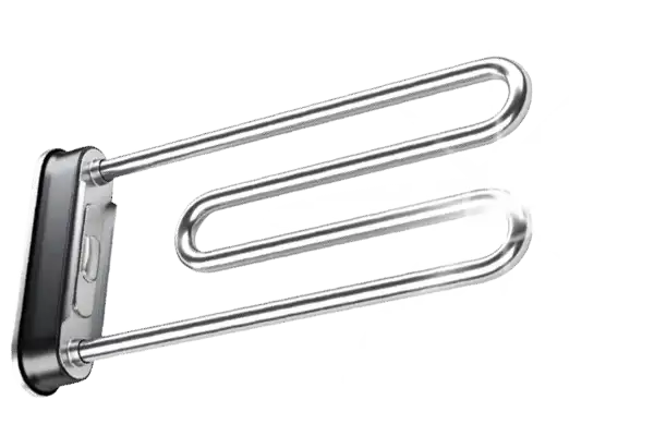 Appliance heating element coated in limescale deposits